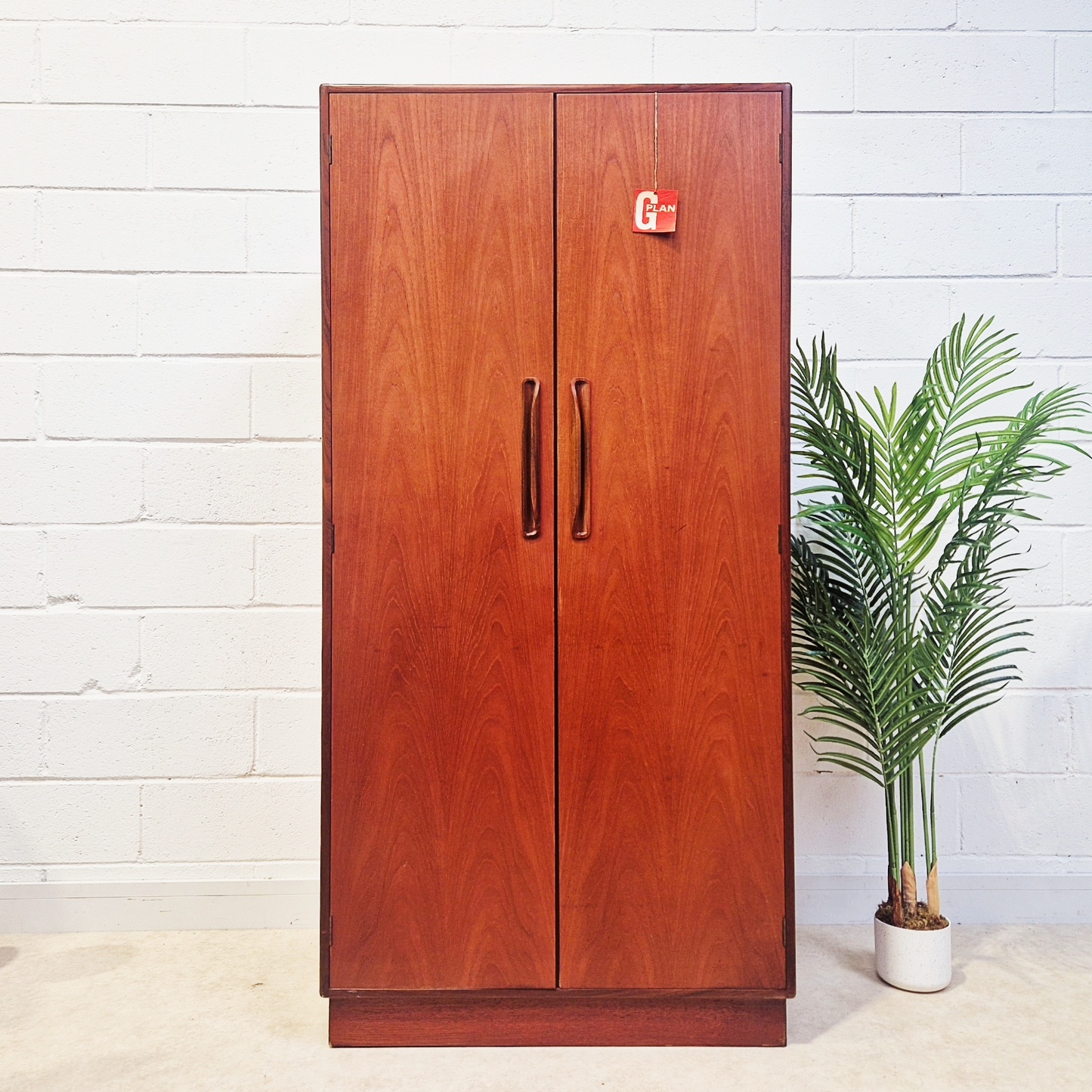 V.B Wilikins for G Plan Fresco Vintage Mid Century Medium Teak Danish Design Wardrobe