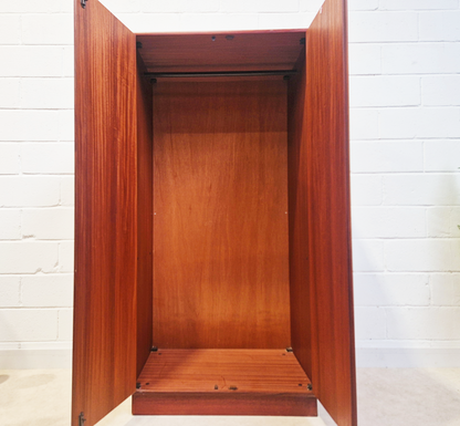 V.B Wilikins for G Plan Fresco Vintage Mid Century Medium Teak Danish Design Wardrobe