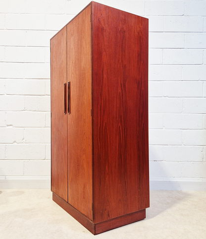 V.B Wilikins for G Plan Fresco Vintage Mid Century Medium Teak Danish Design Wardrobe