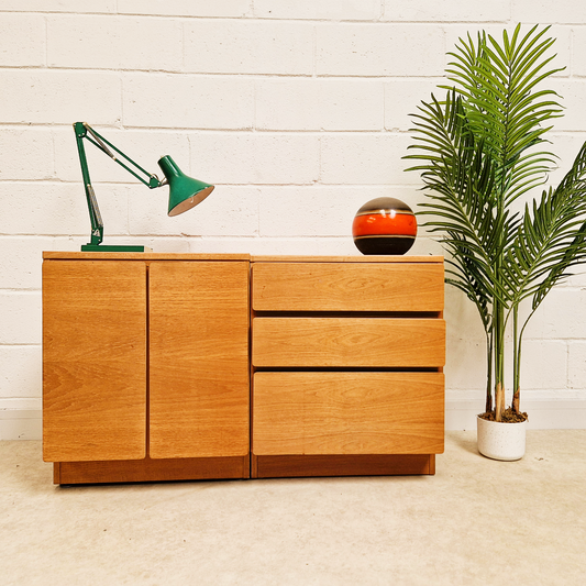Beaver & Tapley Model 33 Vintage Mid Century Modular Sideboard Cabinet Drawer Set