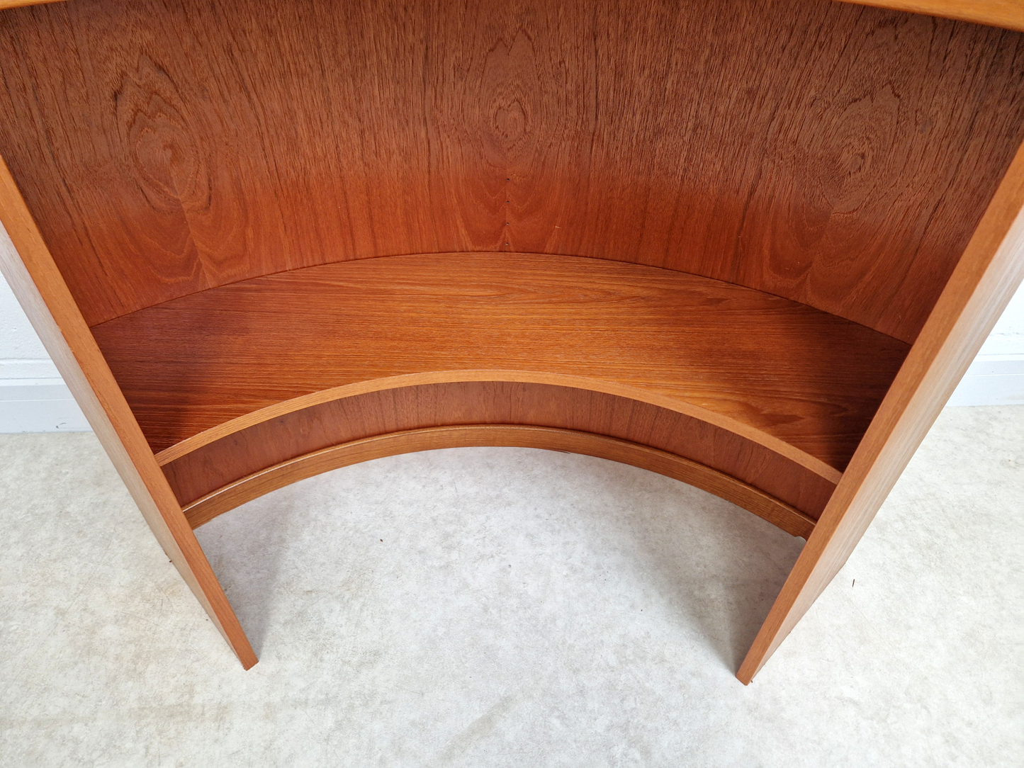 G Plan Fresco Vintage Medium Teak Retro Mid Century Curved Bookcase