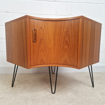 G Plan Fresco Red Label Compact Danish Design Retro Corner Unit Sideboard