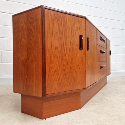 V.B Wilkins G Plan Red Label Vintage Mid Century Danish Design Sideboard Credenza