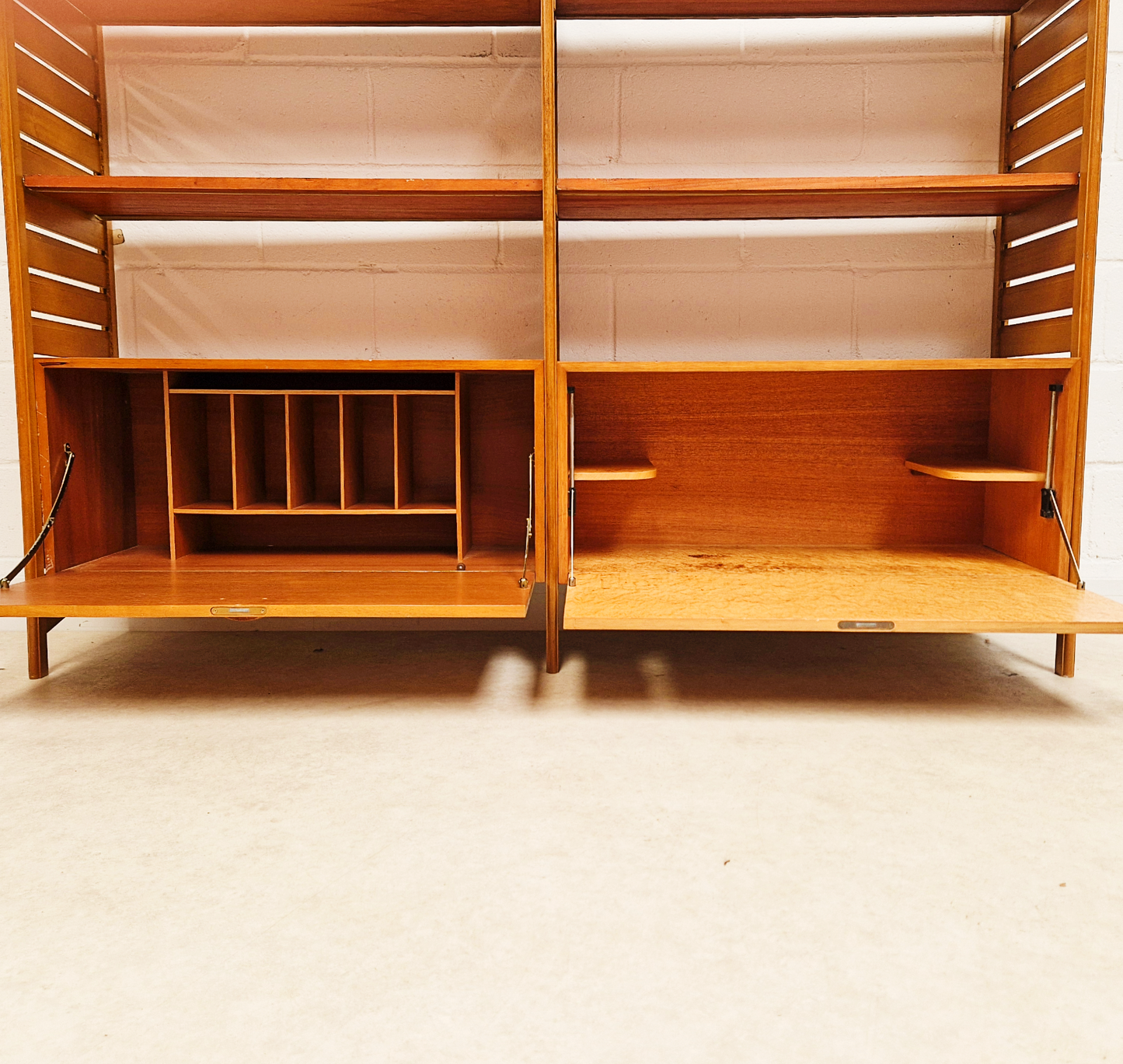 Staples Ladderax Vintage 1960s Mid Century 2 Bay Danish Design Cabinet Sideboard Shelf System (Copy) (Copy)