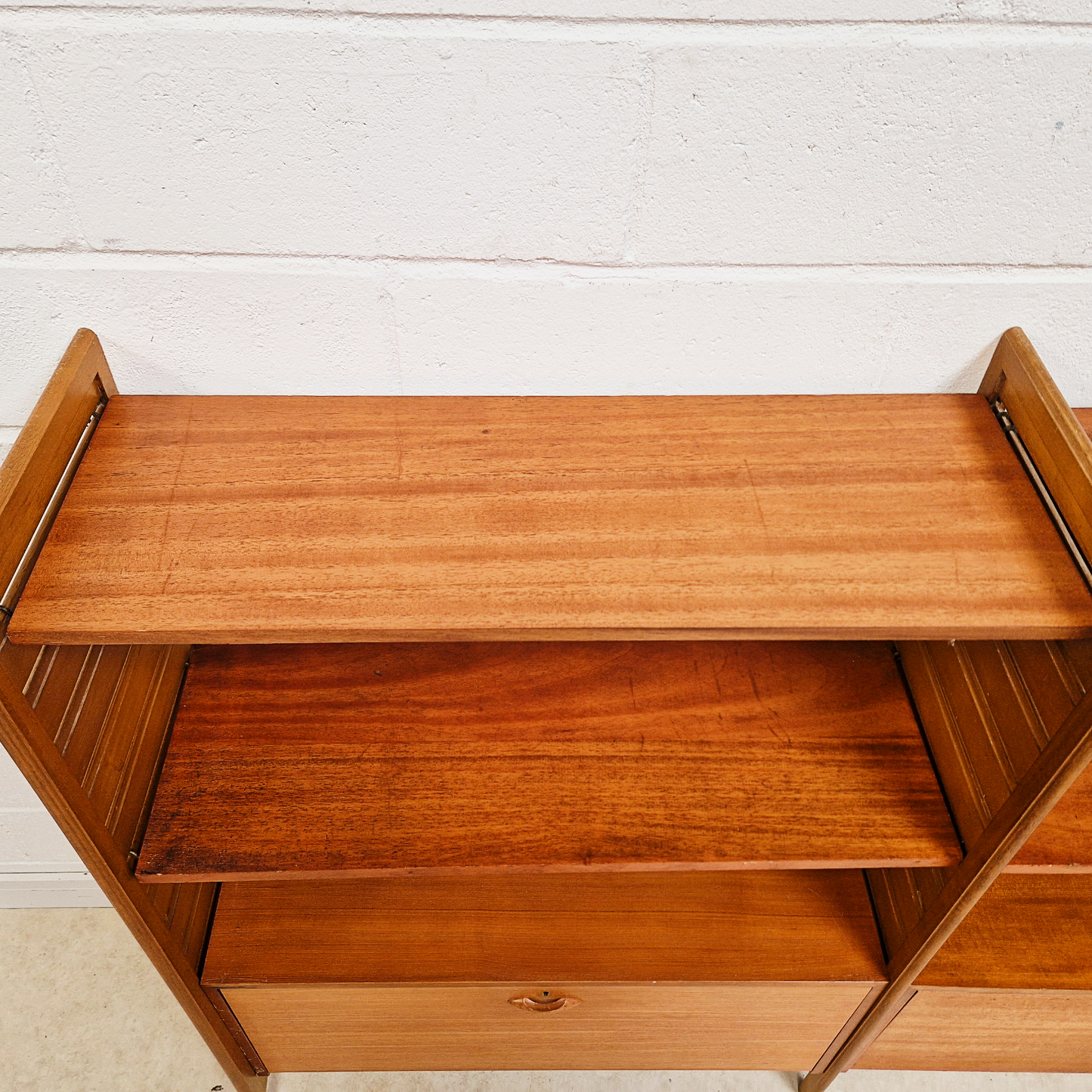 Staples Ladderax Vintage 1960s Mid Century 2 Bay Danish Design Cabinet Sideboard Shelf System (Copy) (Copy)