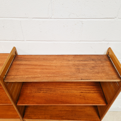 Staples Ladderax Vintage 1960s Mid Century 2 Bay Danish Design Cabinet Sideboard Shelf System (Copy) (Copy)
