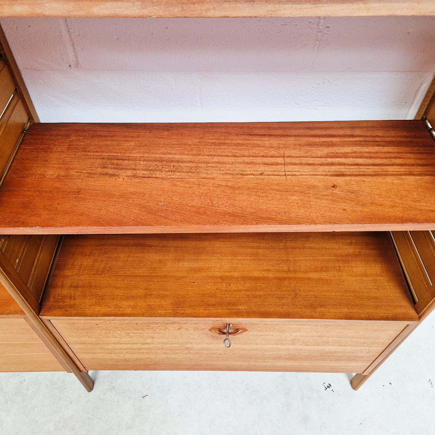 Staples Ladderax Vintage 1960s Mid Century 2 Bay Danish Design Cabinet Sideboard Shelf System (Copy) (Copy)