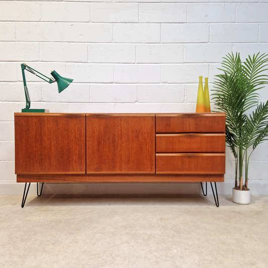 McIntosh Vintage Mid Century Danish Design Medium Teak Sideboard Credenza