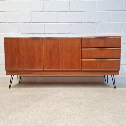 McIntosh Vintage Mid Century Danish Design Medium Teak Sideboard Credenza