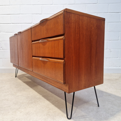 McIntosh Vintage Mid Century Danish Design Medium Teak Sideboard Credenza
