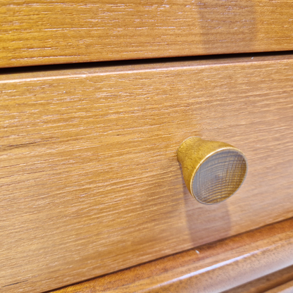 Nathan Mid Century Medium Teak Danish Design Compact Retro Sideboard Cabinet