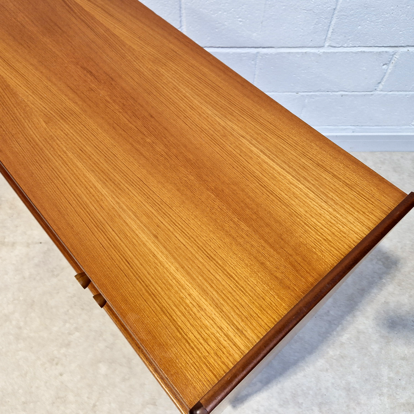 Nathan Mid Century Medium Teak Danish Design Compact Retro Sideboard Cabinet