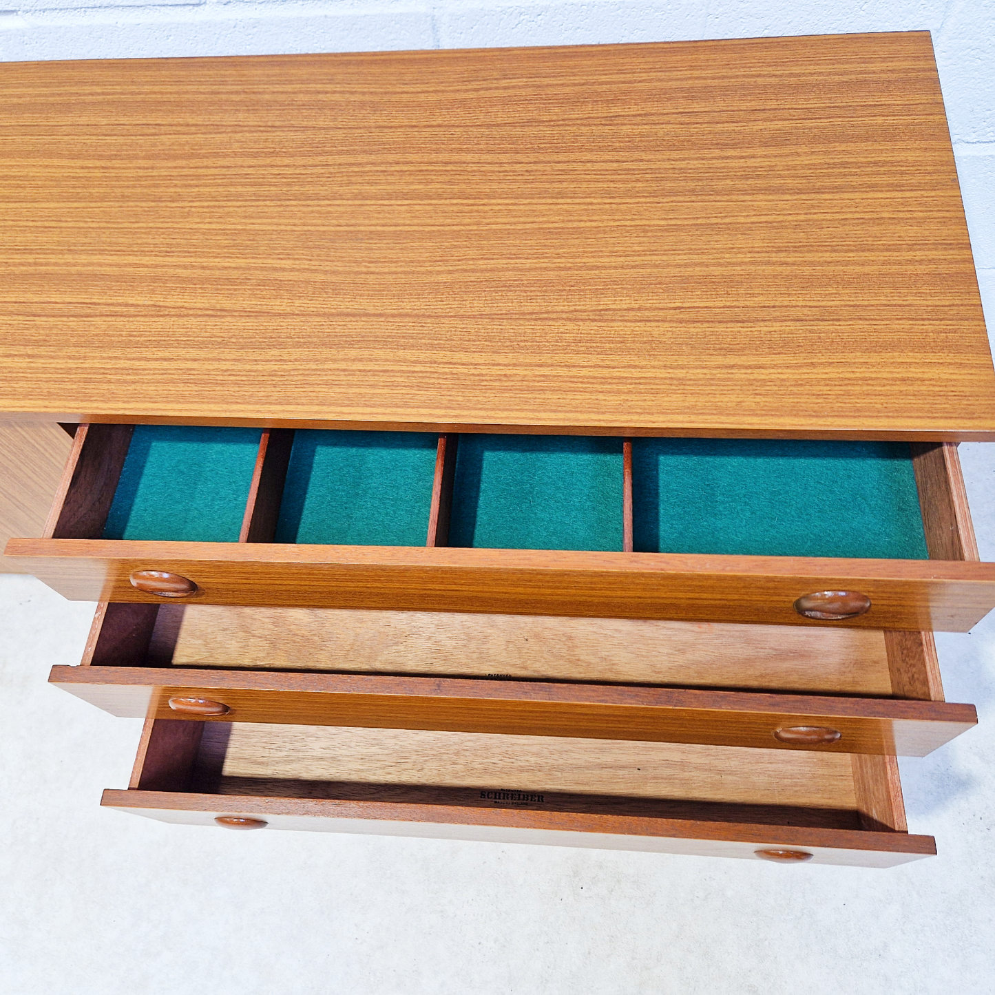 Schreiber Vintage Mid Century Danish Deisgn Sideboard Credenza