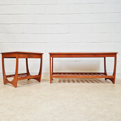 VB Wilkins for G Plan Astro Vintage Mid Century Coffee Table & Side Table Set