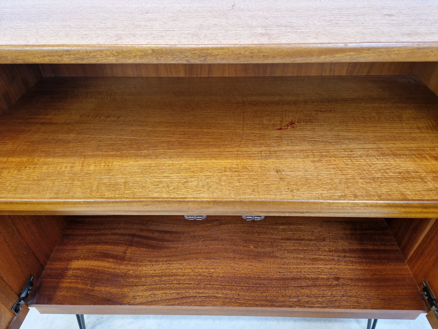 Nathan Vintage Mid Century Medium Teak Compact Sideboard Entertainment Unit