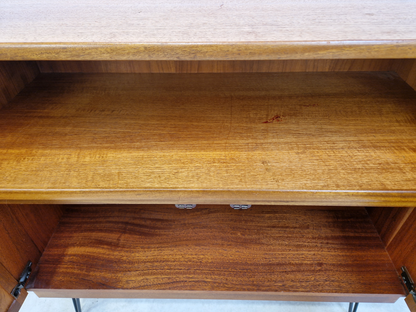 Nathan Vintage Mid Century Medium Teak Compact Sideboard Entertainment Unit