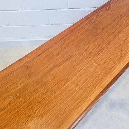 Alfred Cox Vintage for Heal's 1960s Mid Century Golden Teak Sideboard Buffet Credenza
