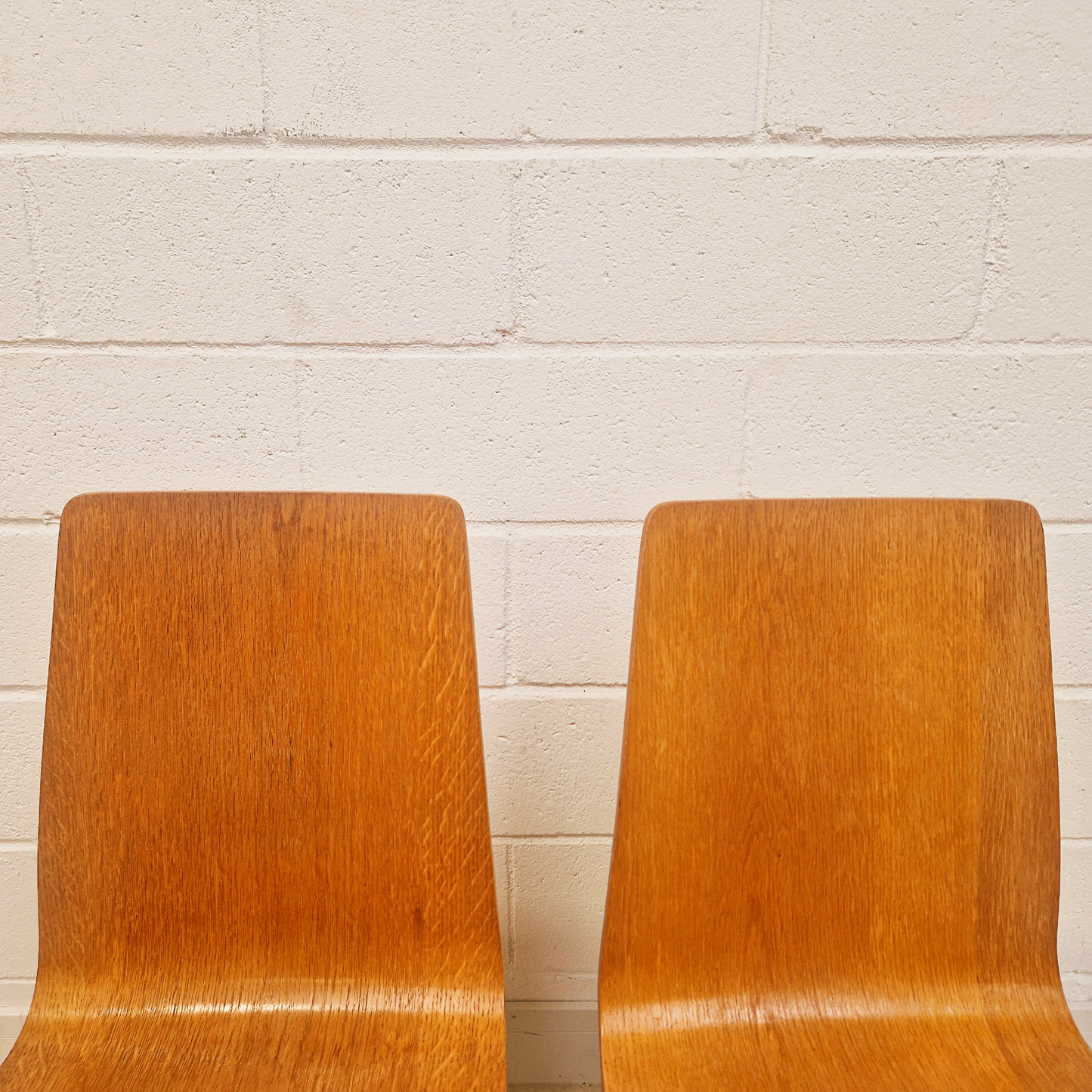 Habitat Retro Bentwood & Polished Chrome Set of 4 Dining Chairs