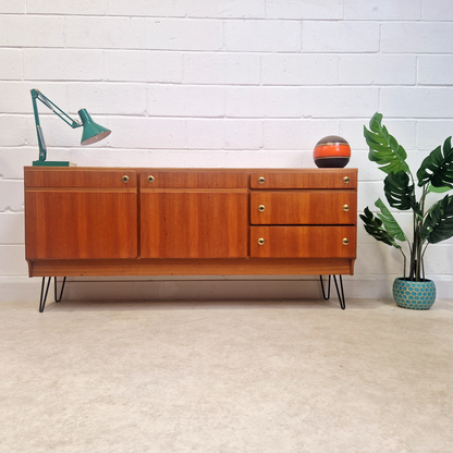McIntosh Vintage Mid Century Danish Design Medium Teak Retro Sideboard Credenza