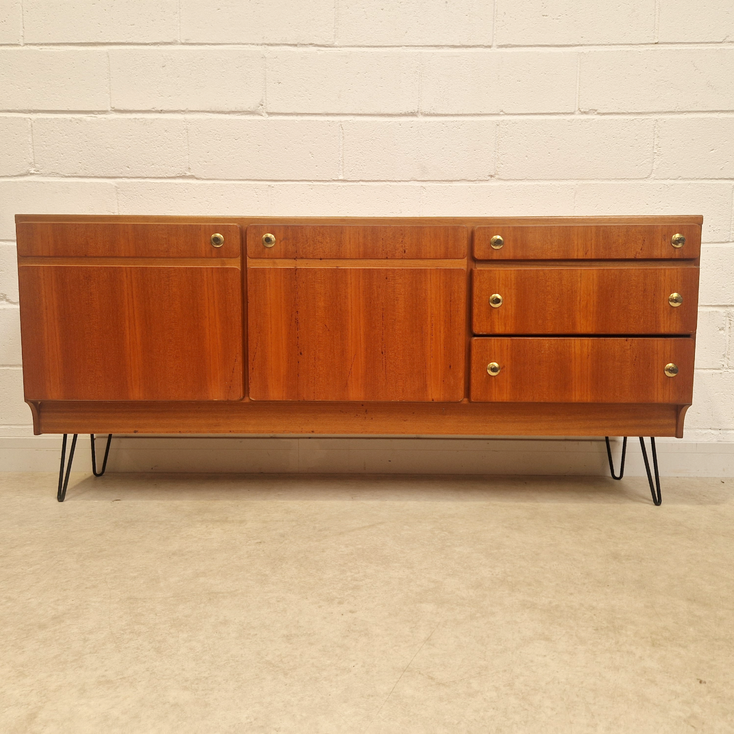McIntosh Vintage Mid Century Danish Design Medium Teak Retro Sideboard Credenza