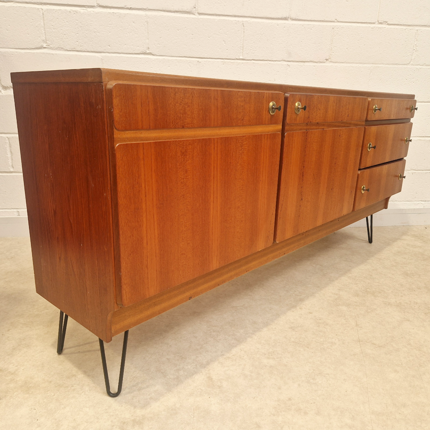 McIntosh Vintage Mid Century Danish Design Medium Teak Retro Sideboard Credenza