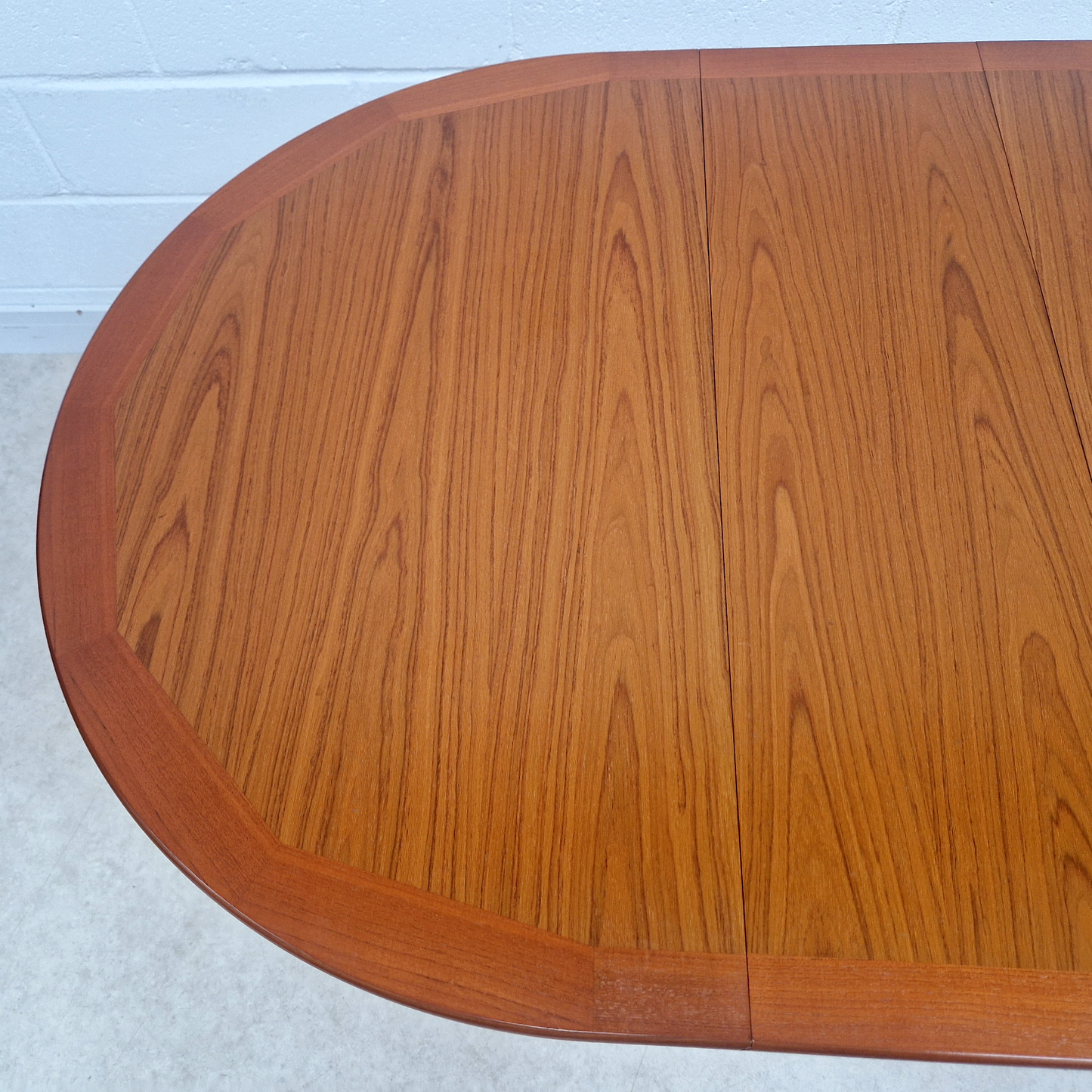 G Plan Vintage Mid Century Medium Teak Danish Design Drop Leaf Oval Dining Table