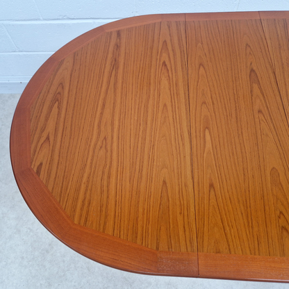 G Plan Vintage Mid Century Medium Teak Danish Design Drop Leaf Oval Dining Table