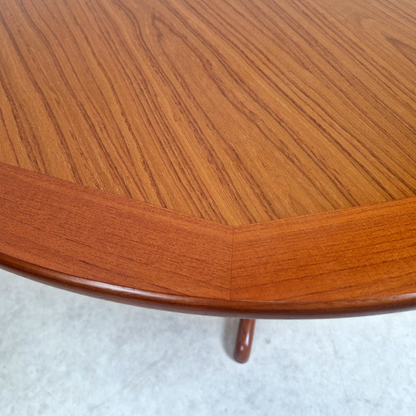 G Plan Vintage Mid Century Medium Teak Danish Design Drop Leaf Oval Dining Table