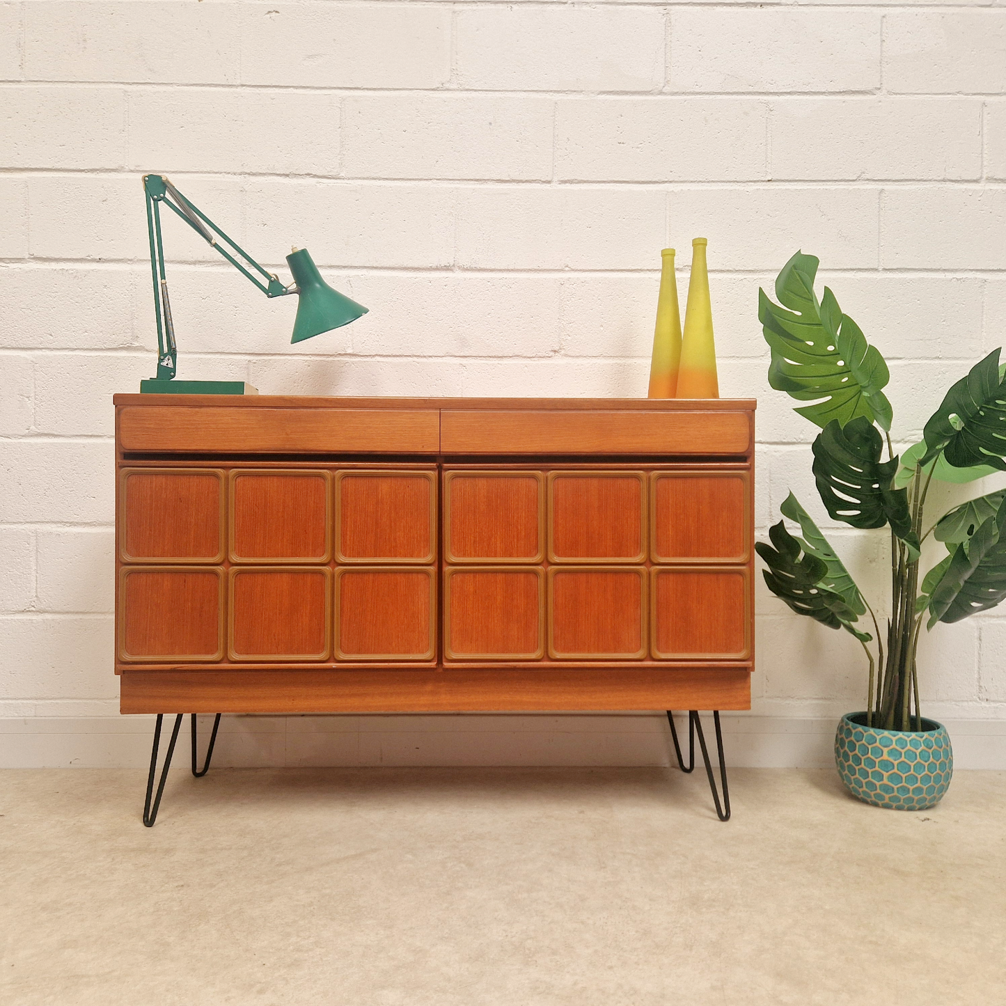 McIntosh Vintage Mid Century Danish Design Compact Teak Retro Sideboard