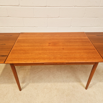 Farstrup Møbler Vintage Mid Century Danish Extending Dining Table