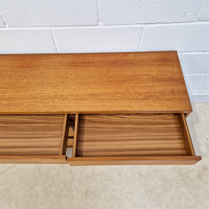 McIntosh Vintage Mid Century Danish Design Medium Teak Long Sideboard Buffet Credenza