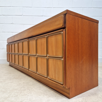 McIntosh Vintage Mid Century Danish Design Medium Teak Long Sideboard Buffet Credenza