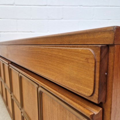 McIntosh Vintage Mid Century Danish Design Medium Teak Long Sideboard Buffet Credenza