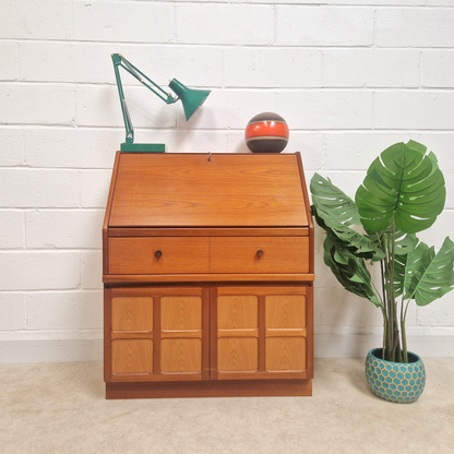 Parker Knoll Mid Century Medium Teak Compact Danish Design Retro Bureau Sideboard Desk