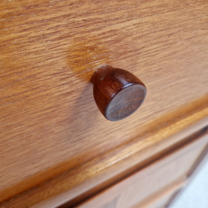 Parker Knoll Mid Century Medium Teak Compact Danish Design Retro Bureau Sideboard Desk