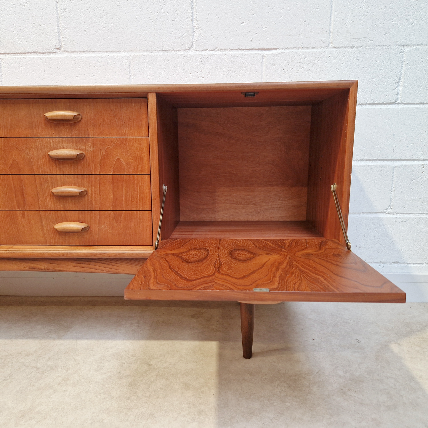 VB Wilkins For G Plan Brasilia Vintage Mid Century Sideboard Credenza