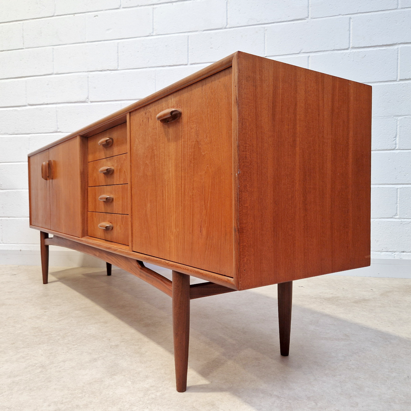 VB Wilkins For G Plan Brasilia Vintage Mid Century Sideboard Credenza
