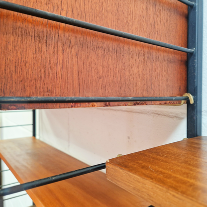 Staples Ladderax Vintage 1960s Mid Century 2 Bay Danish Design Cabinet Sideboard