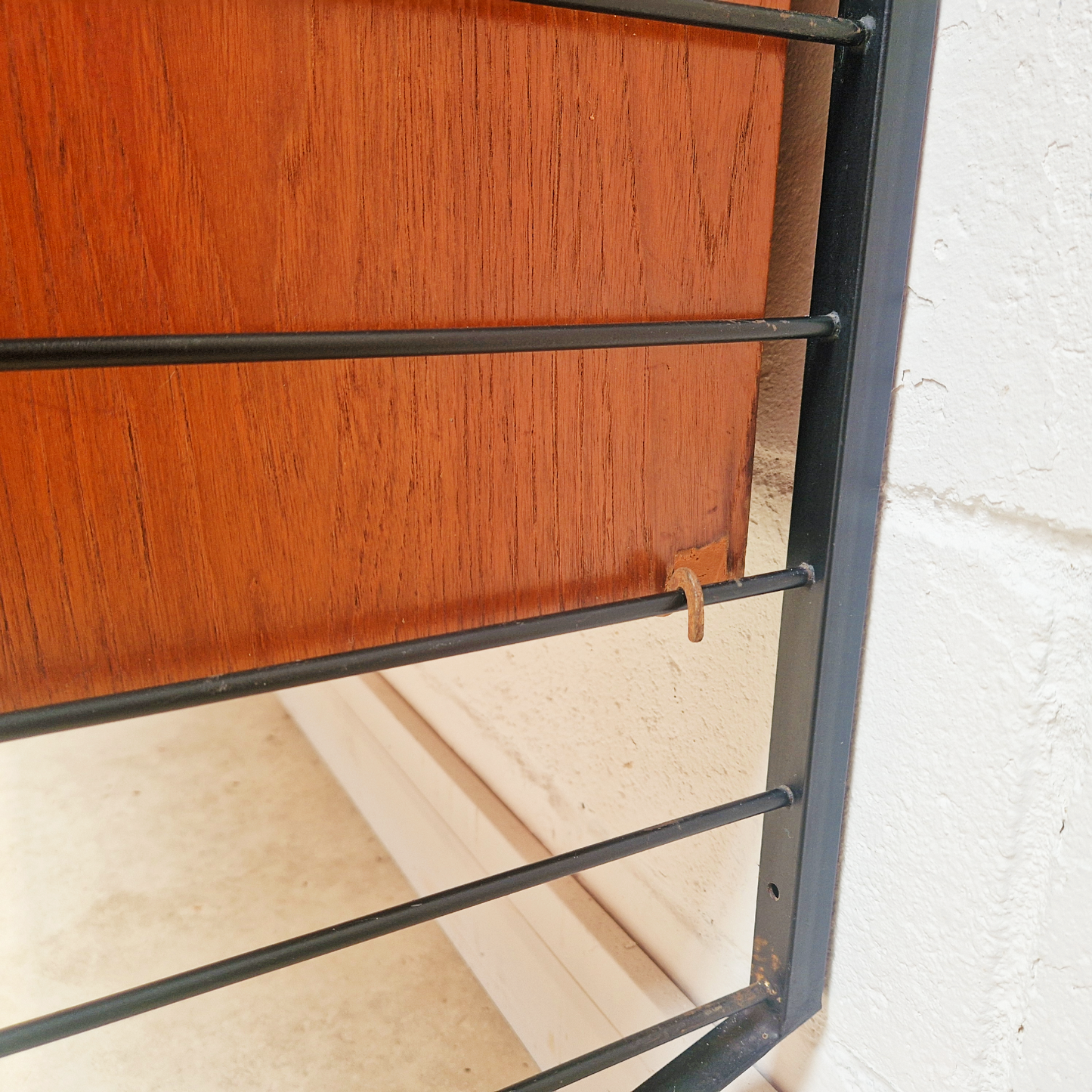 Staples Ladderax Vintage 1960s Mid Century 2 Bay Danish Design Cabinet Sideboard