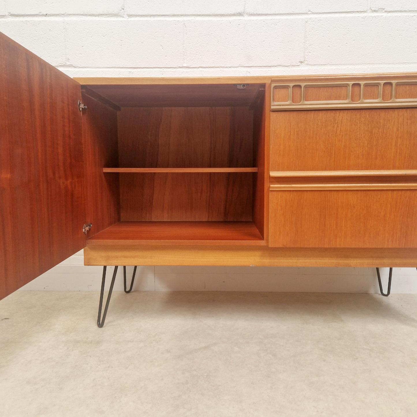 McIntosh Vintage Mid Century Danish Design Compact Medium Teak Retro Sideboard PG240