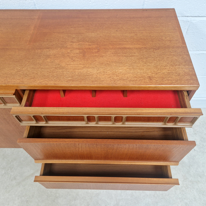 McIntosh Vintage Mid Century Danish Design Compact Medium Teak Retro Sideboard PG240