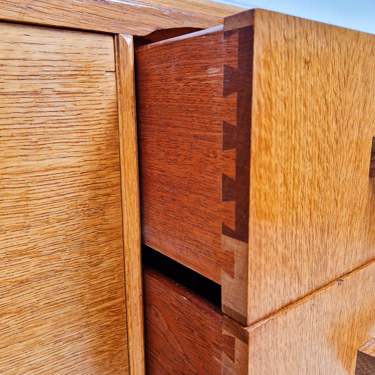 G Plan E Gomme Gold Label 1960's Vintage Wardrobe Cabinet Chest Drawers Combination Piece