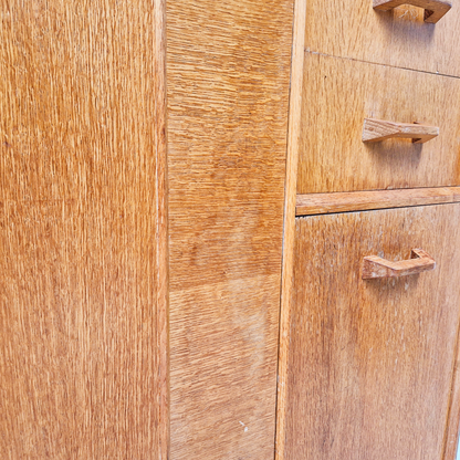 G Plan E Gomme Gold Label 1960's Vintage Wardrobe Cabinet Chest Drawers Combination Piece