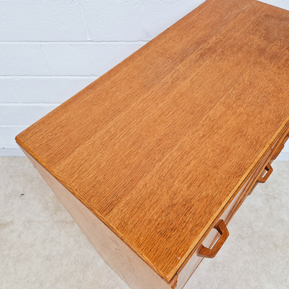 G Plan E Gomme Gold Label 1960's Vintage Wardrobe Cabinet Chest Drawers Combination Piece