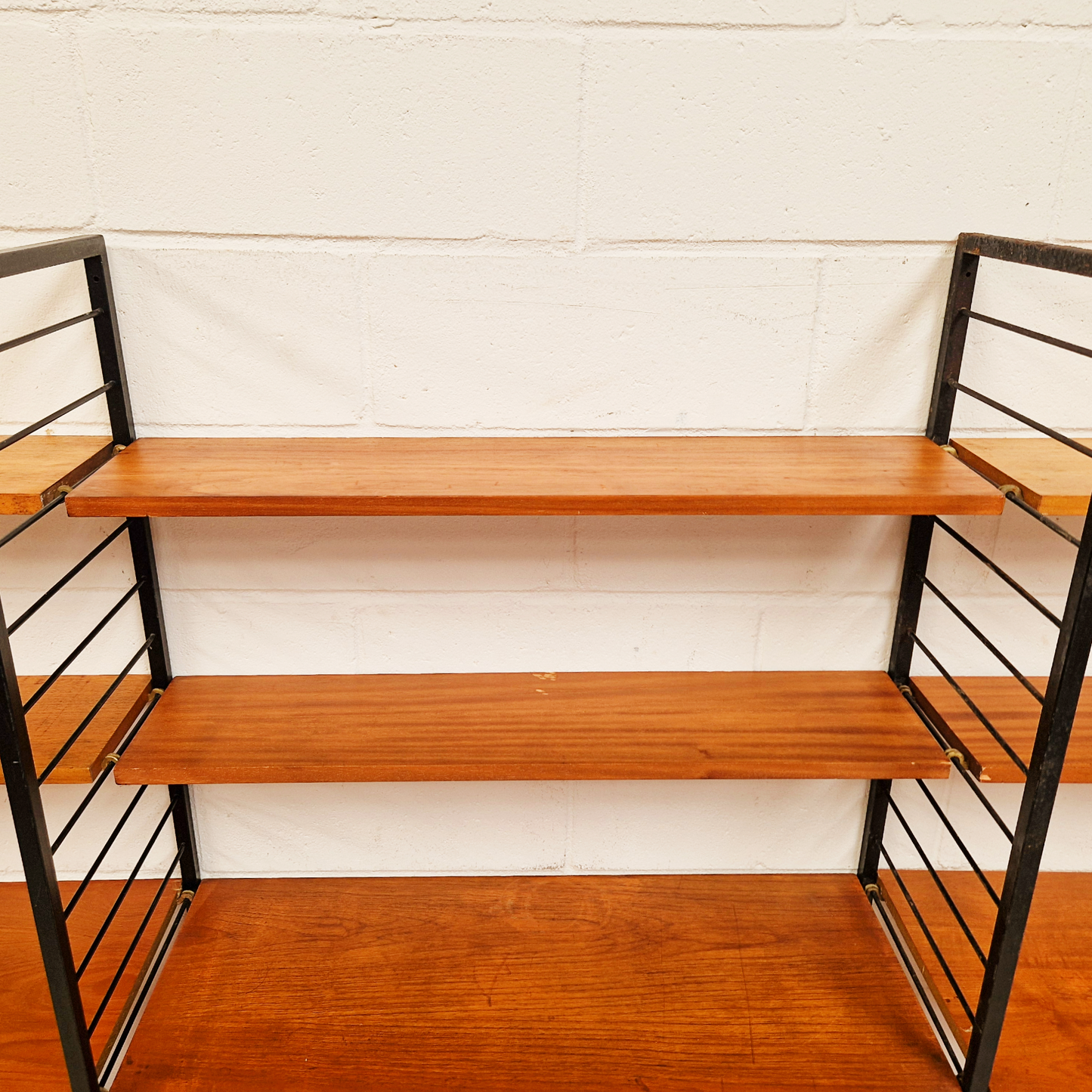Staples Ladderax Vintage 1960s Mid Century 3 Bay Danish Design Cabinet Sideboard