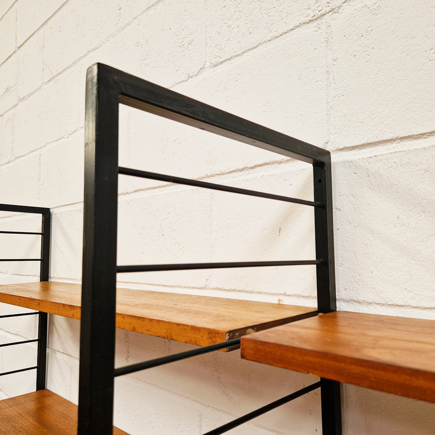 Staples Ladderax Vintage 1960s Mid Century 3 Bay Danish Design Cabinet Sideboard