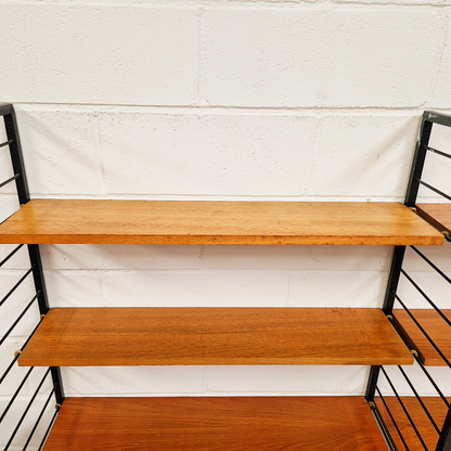 Staples Ladderax Vintage 1960s Mid Century 3 Bay Danish Design Cabinet Sideboard