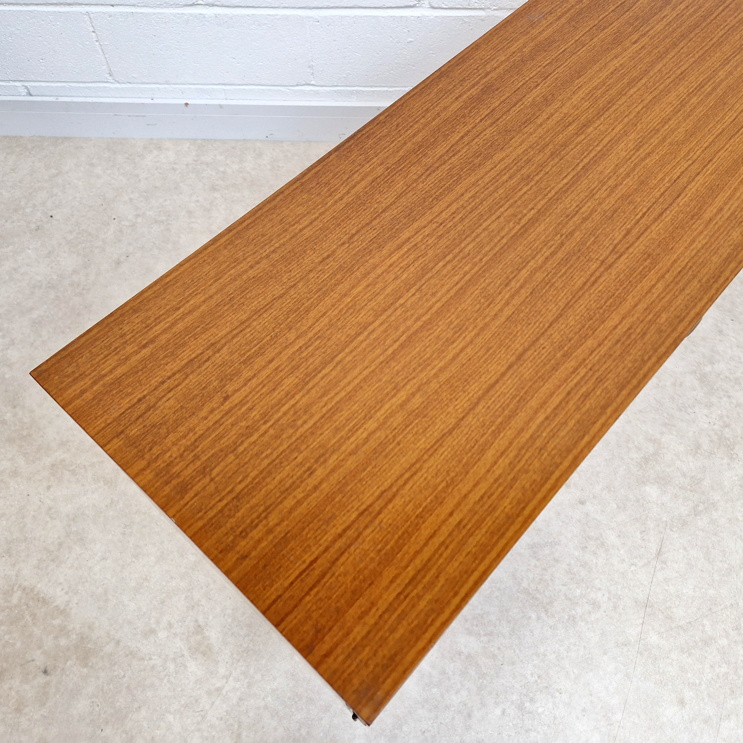 Schreiber Vintage Mid Century Medium Teak Danish Design Sideboard Buffet