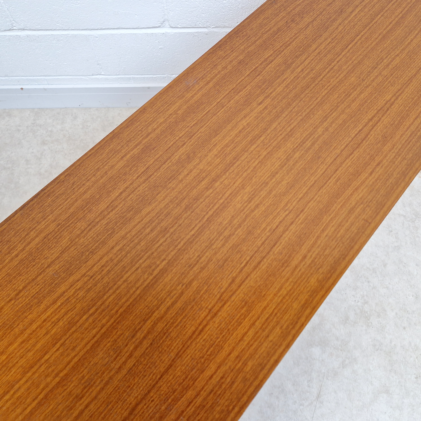 Schreiber Vintage Mid Century Medium Teak Danish Design Sideboard Buffet
