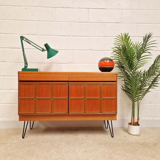 McIntosh Vintage Mid Century Danish Design Compact Teak Retro Sideboard